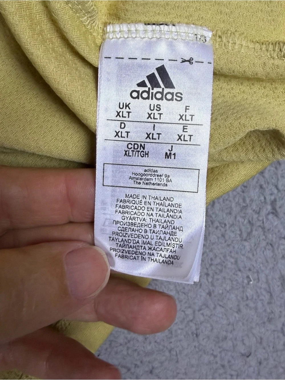 Georgia Tech Adidas Hoodie Mens XLT Gold Long Sleeve Shirt Team Player Issued